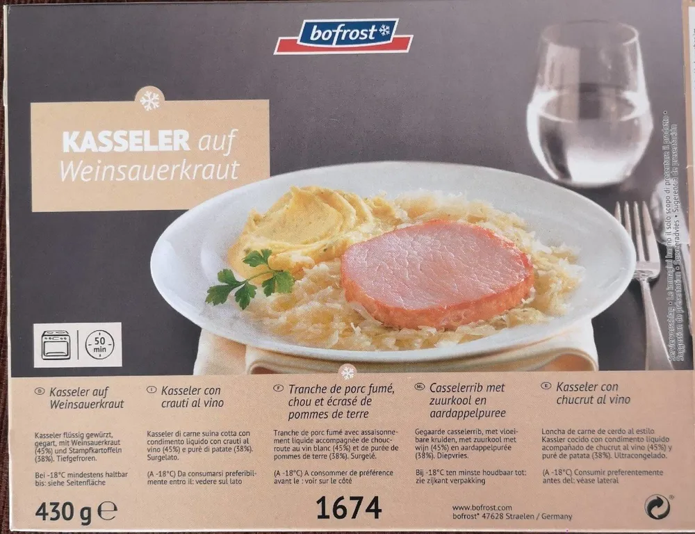 Kasseler auf Weinsauerkraut