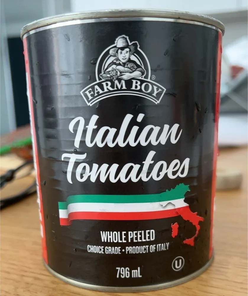 Whole peeled tomato