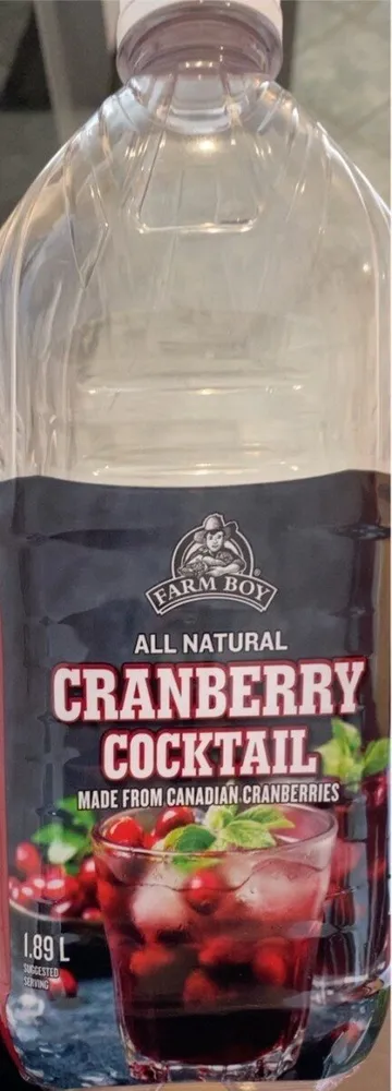 Cranberry cocktail