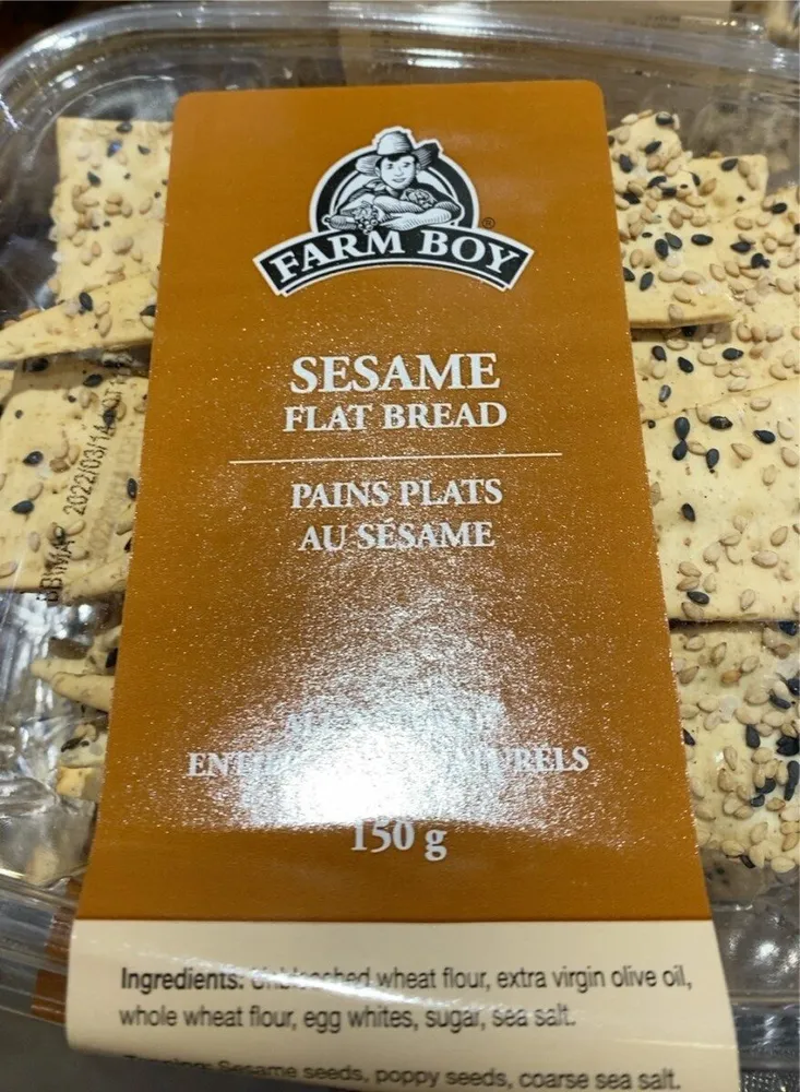 Sesame Flat Bread