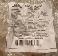Texas toast white bread