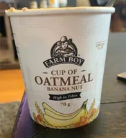 Cup of Oatmeal banana nut