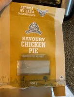 Savoury chicken pie