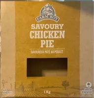 Savoury chicken pie