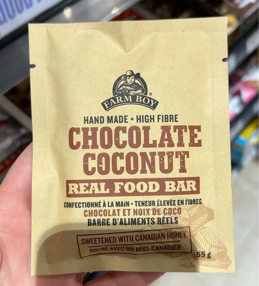 Chocolate Coconut real food bar