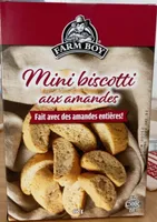 Mini Biscotti aux amandes