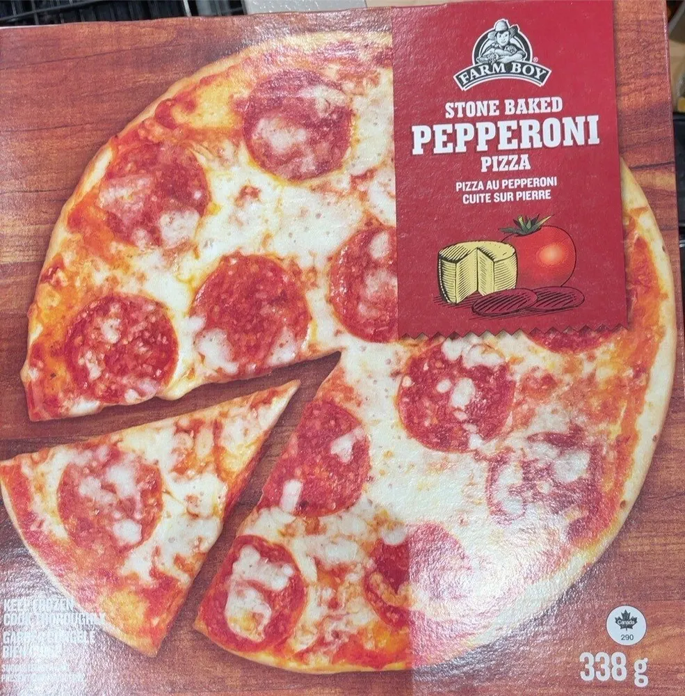 Stone baked pizza
