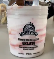 Strawberry cheesecake icecream