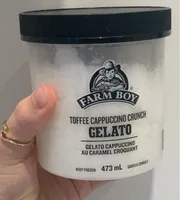 Toffie cappuccino crunch gelato