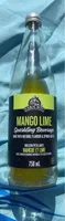 Mango lime sparkling beverage