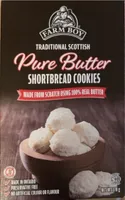Traditional Scottish pure butter shortbread cookies