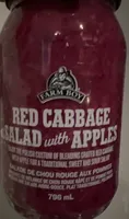 Red cabbage salad with apples