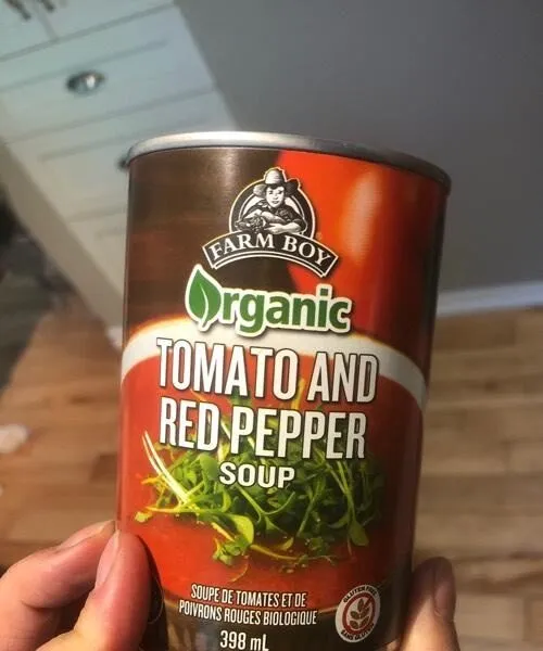 Farm boy tomato and red pepper soup
