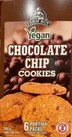 Vegan chocolate chip cookies