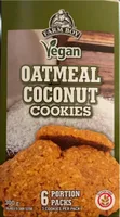 Vegan Oatmeal coconut cookies