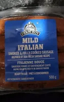 Sausages Mild Italian