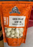 Greek yogurt almonds