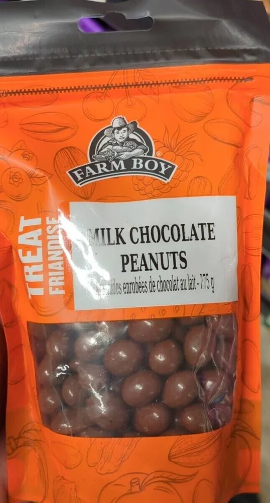 Milka chocolate peanuts