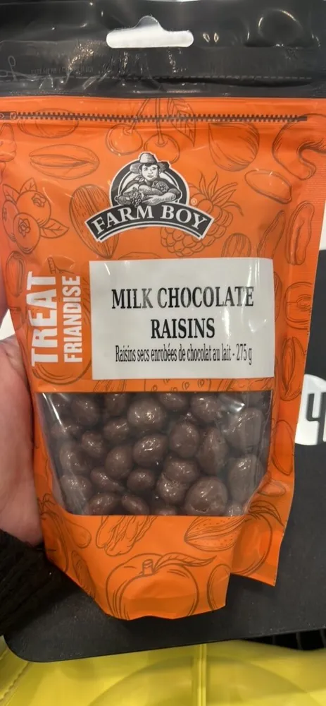 Milk Chocolate Raisins
