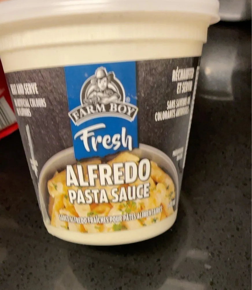 Alfredo pasta sauce