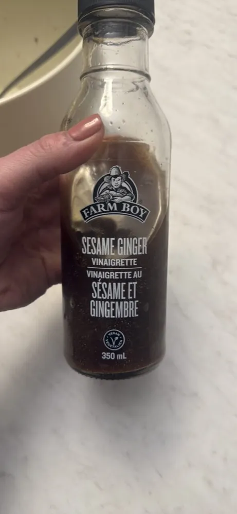 Sesame ginger vinagrette