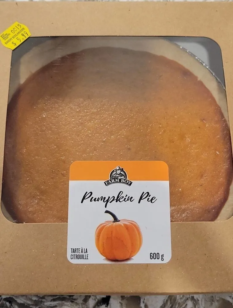 Pumpkin pie