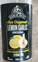 Lemon garlic dressing