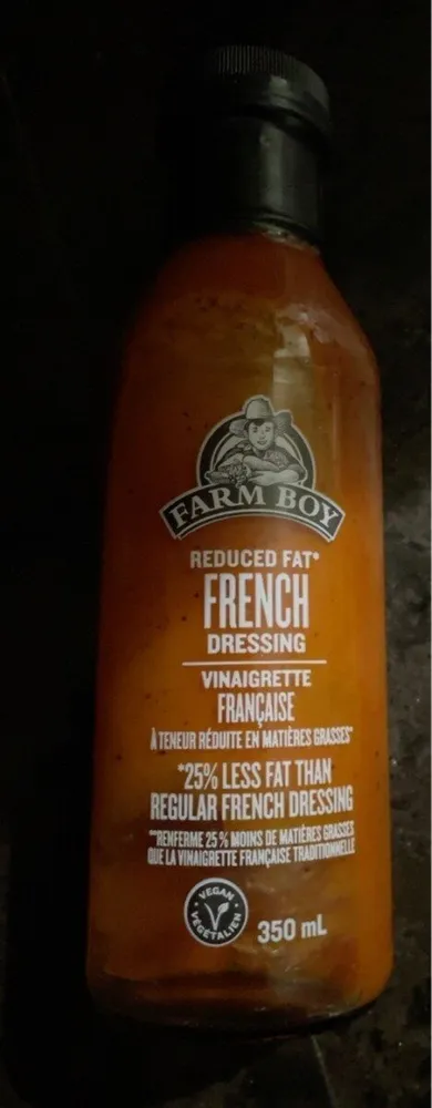 Reduced fat french dressing