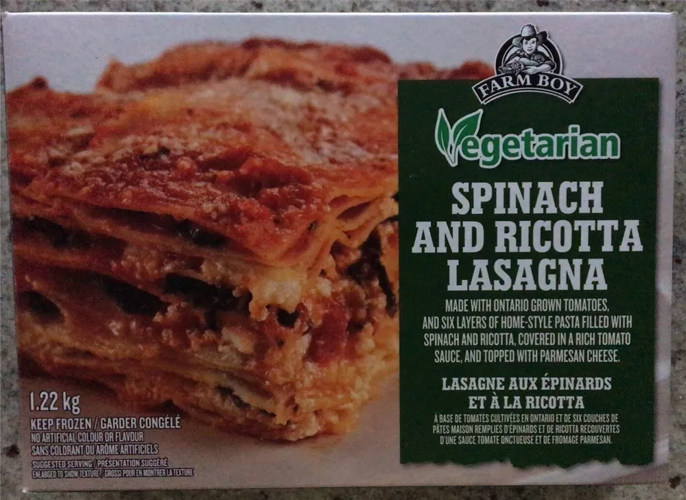 Spinach and Ricotta Lasagna