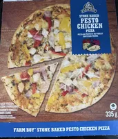Pesto chicken pizza