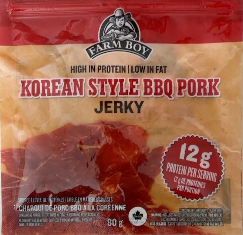 Korean Style BBQ Pork Jerky