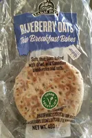 Blueberry oats thin breakfast bakes