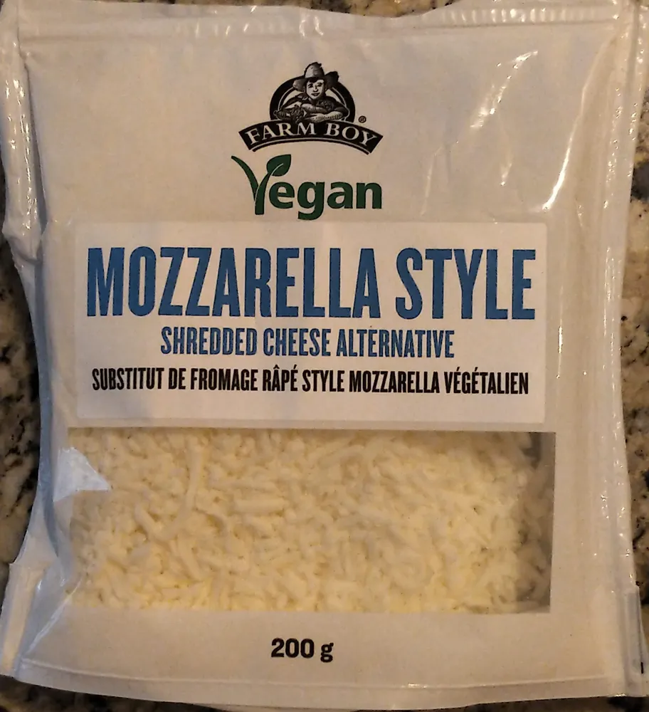 Mozzarella Style Shredded Cheese Alternative