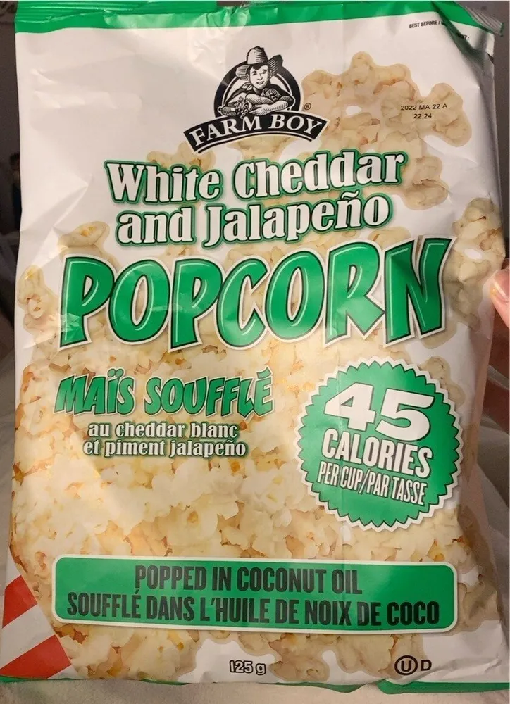 White Cheddar and Jalapeno Popcorn