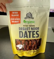 Pitted natural deglet noor dates