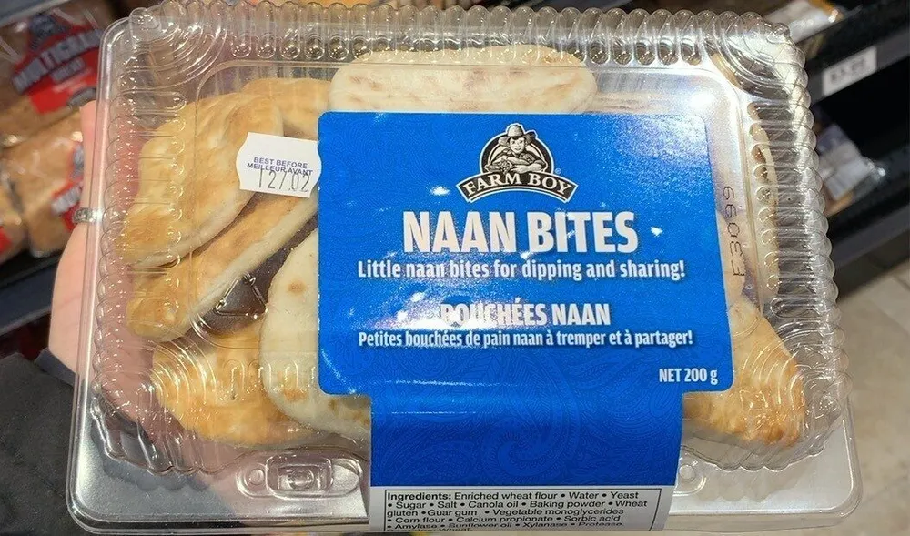 Naan bites