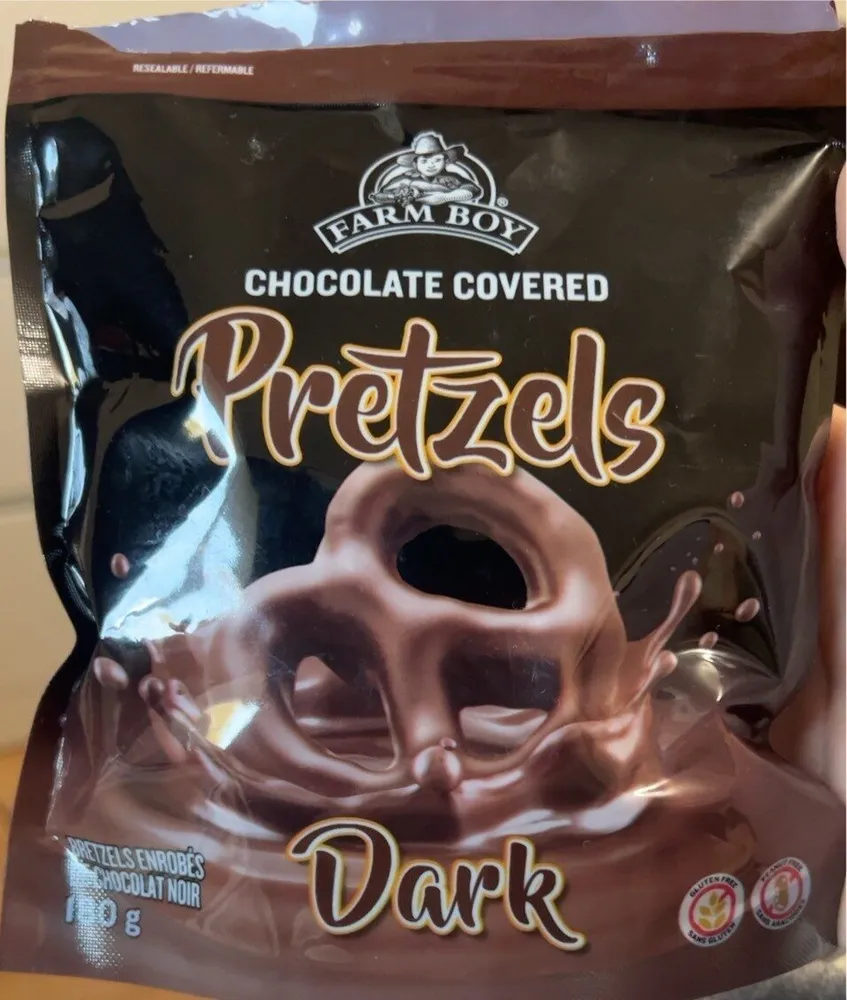 Chocolate covered pretzels