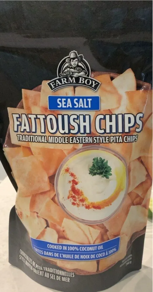 Sea salt fattoush chips
