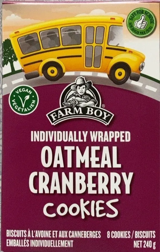Oatmeal cranberry cookies