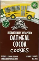 Oatmeal cocoa cookies