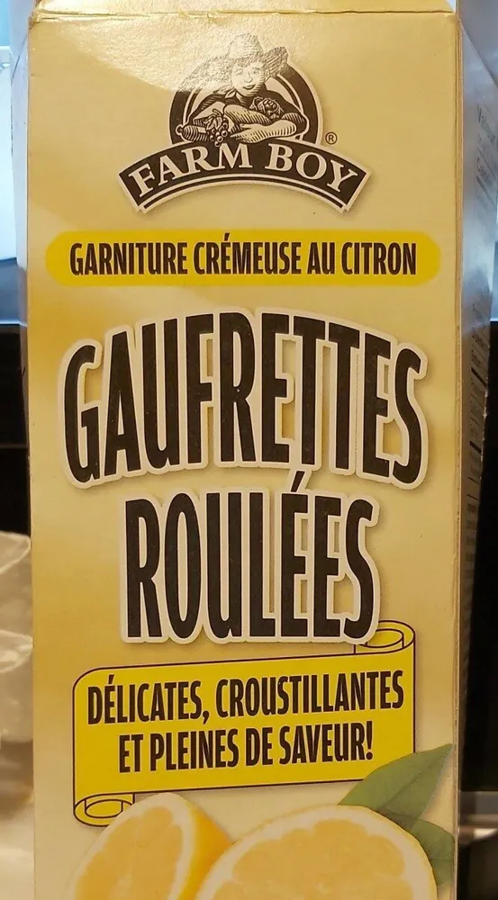 Gaufrettes Roulées
