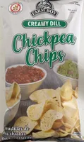 Creamy Dill chickpea chips