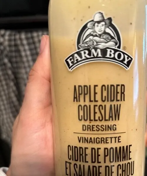 Apple cider coleslaw dressing