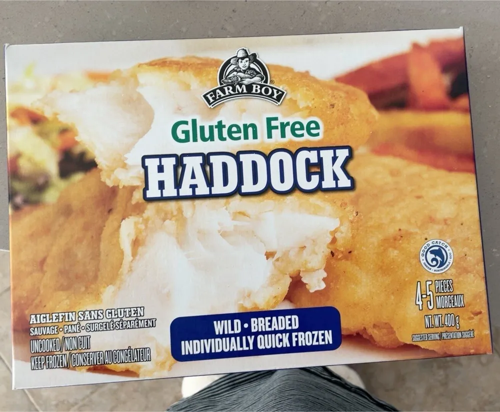 Gluten free breaded haddock