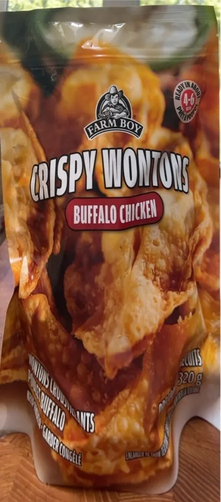 Buffalo Chicken crispy wontons