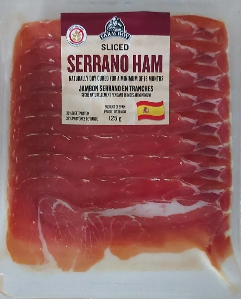 Sliced Serrano Ham