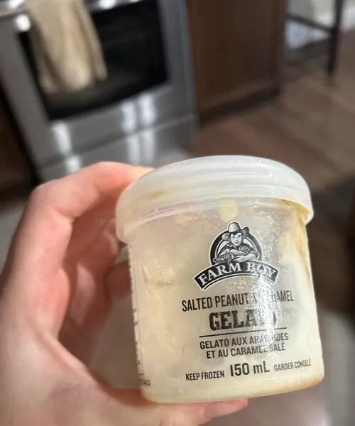 Salted Peanut and Caramel Gelato