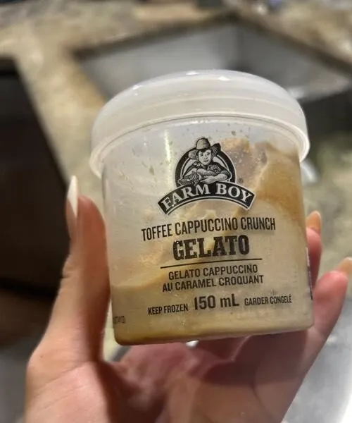 Toffee Cappuccino Crunch Gelato