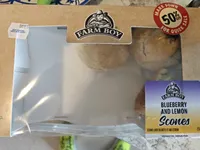 Farm Boy Blueberry and Lemon Scones