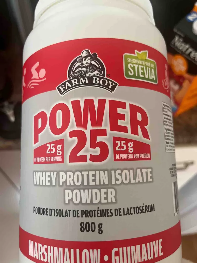 Power 25 Whey Protein Isolate Powder